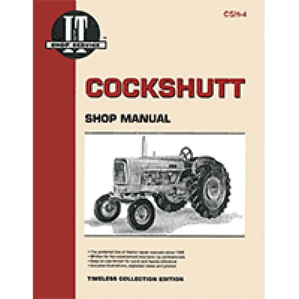 Aftermarket Shop Manual I&T CSH-4 For Cockshutt Covers 540 550 560 570 Tractor MAW70-0038 - main